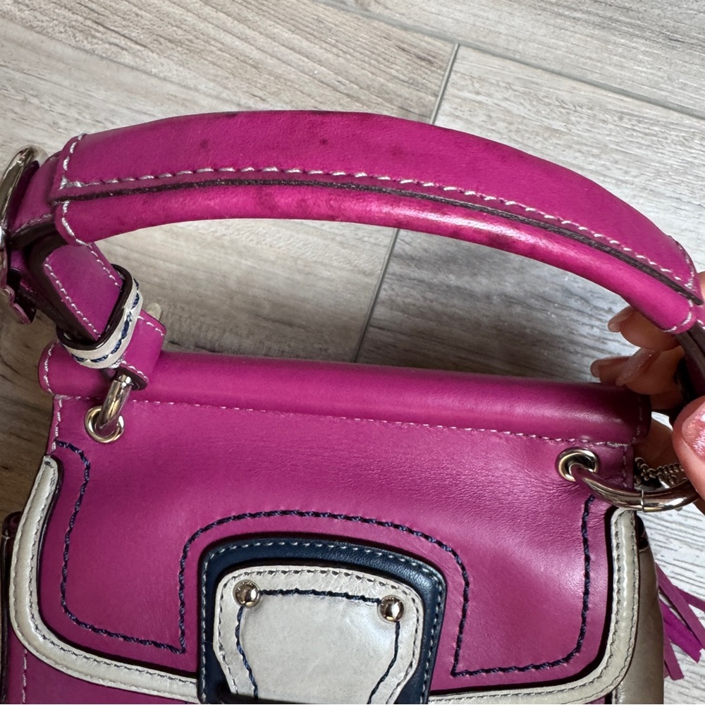 Coach Mini Willis 70th Anniversary Legacy Colorblock in Berry Slate 21741 2012 - Picture 13 of 17